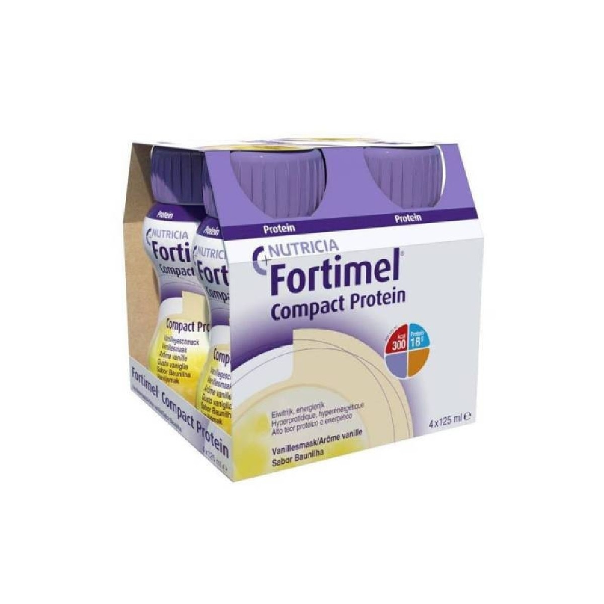 Imagem 0 de Suplemento Alimentar Nutricional Fortimel Compact Protein Baunilha
