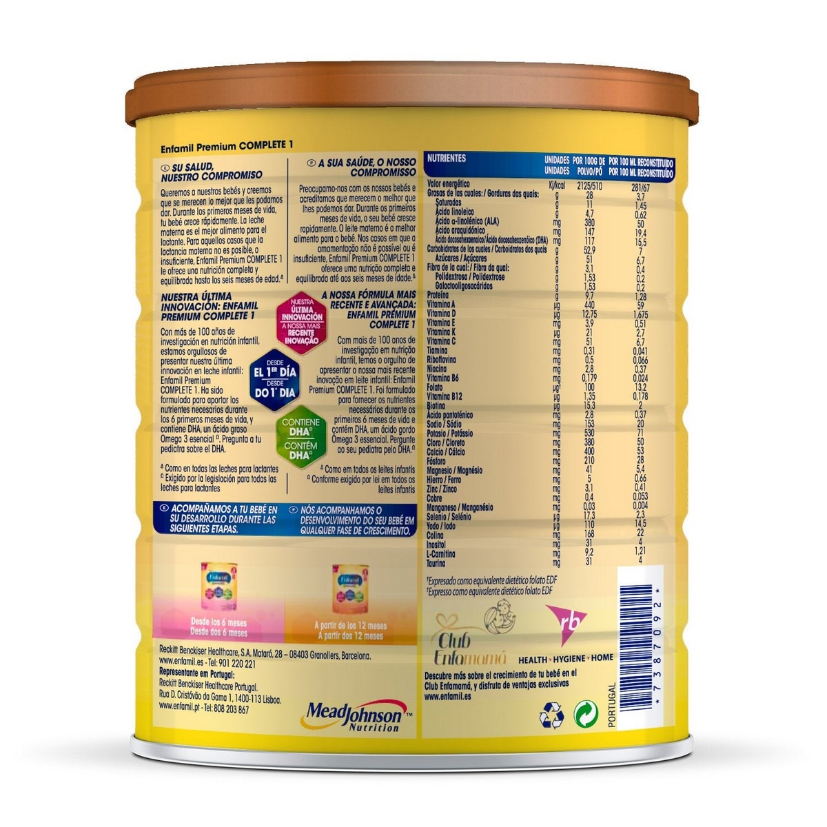 Leite Lactente Premium Complete 1 - 800 g 2