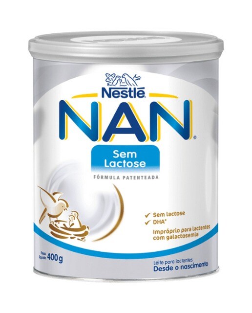 Leite Lactente Nan Sem Lactose - 400 g 1