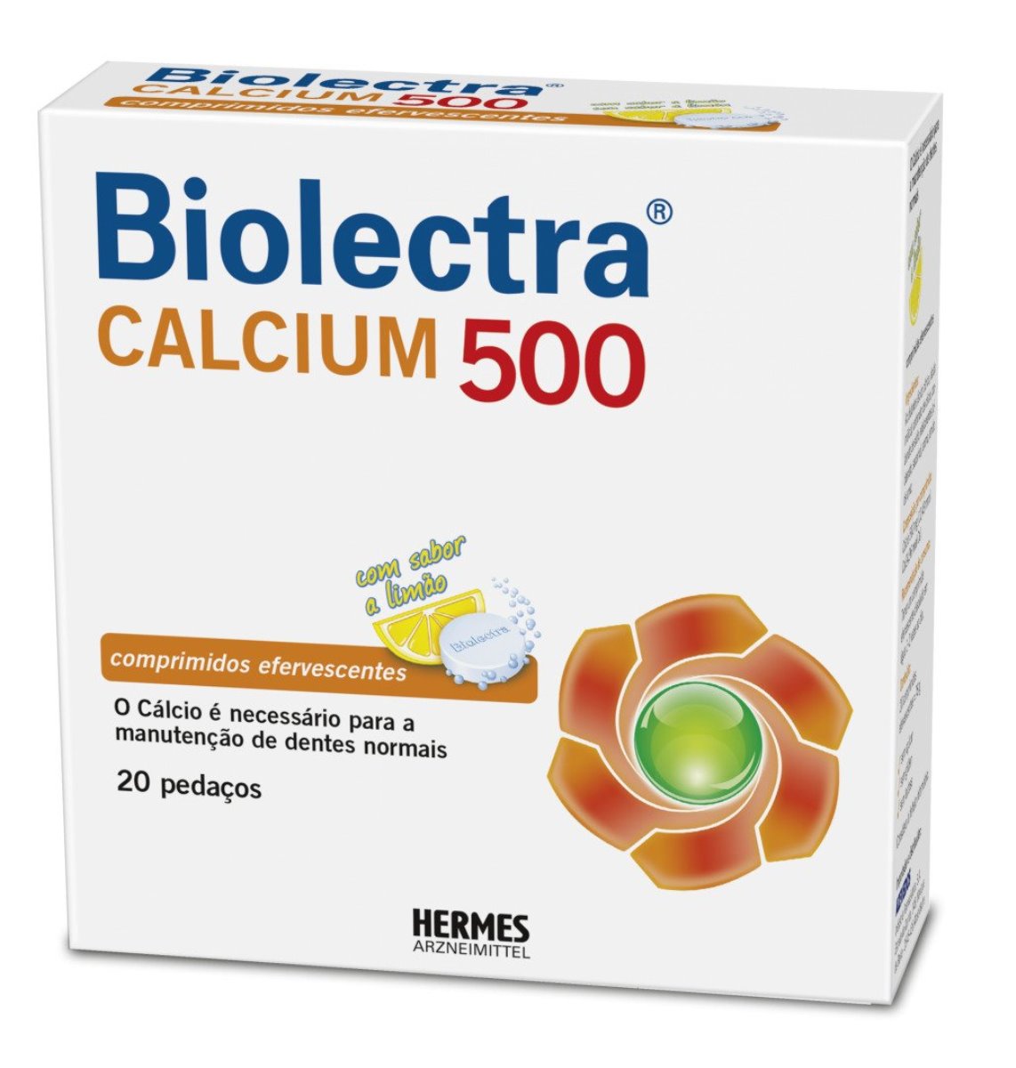 Suplemento Alimentar Biolectra Calcium 500 mg - 20 Comp 1