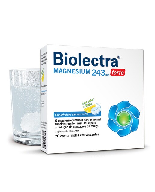 Imagem 0 de Suplemento Alimentar Biolectra Magnesium forte 243mg 20 Comp. Azevedos