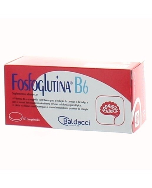 Imagem 0 de Suplemento Alimentar Fosfoglutina B6 60 comprimidos Baldacci