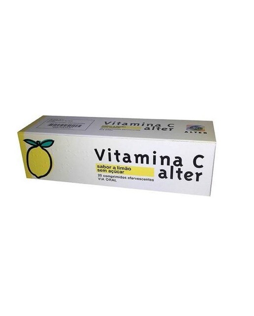 Vitamina C Alter Limão - 20 Comprimidos Efervescentes 1