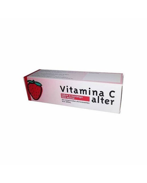 Imagem 0 de Vitamina C Alter Morango - 20 Comprimidos Efervescentes