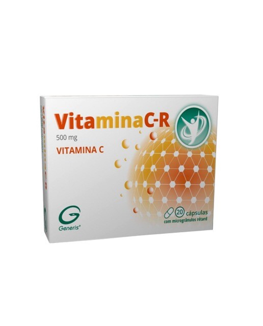Vitamina C-R 500 mg - 20 Cápsulas 1