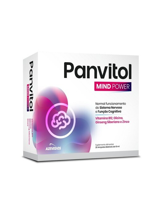 Suplementar Alimentar Panvitol Mind Power - 20x10 ml 1