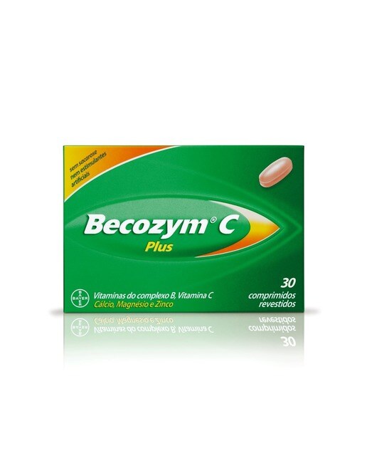Suplemento Alimentar Becozyme C Plus - 30 Comp 1
