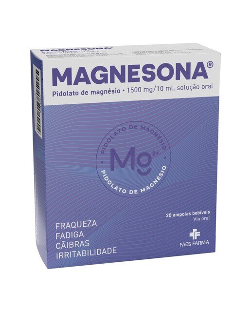 Imagem 0 de Magnesona Solução Oral - 20 Ampolas