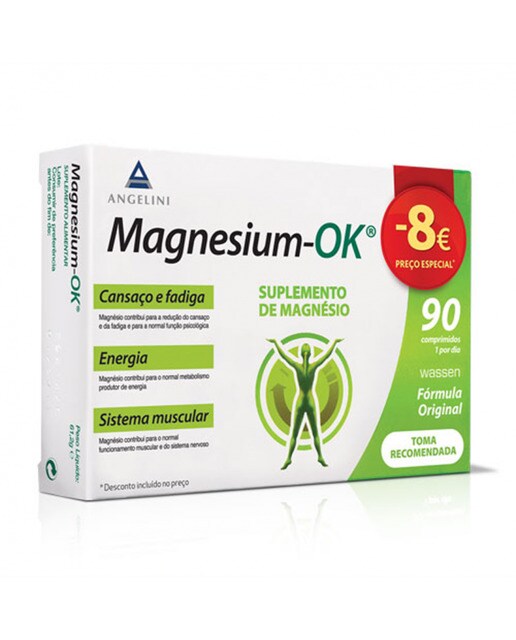 Suplemento Alimentar Magnesium Ok - 90 comprimidos 1