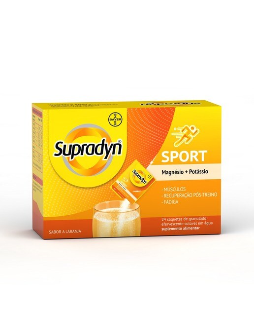 Imagem 0 de Suplemento Alimentar Supradyn Sport Magnesio+Potassásio - 24 Saquetas