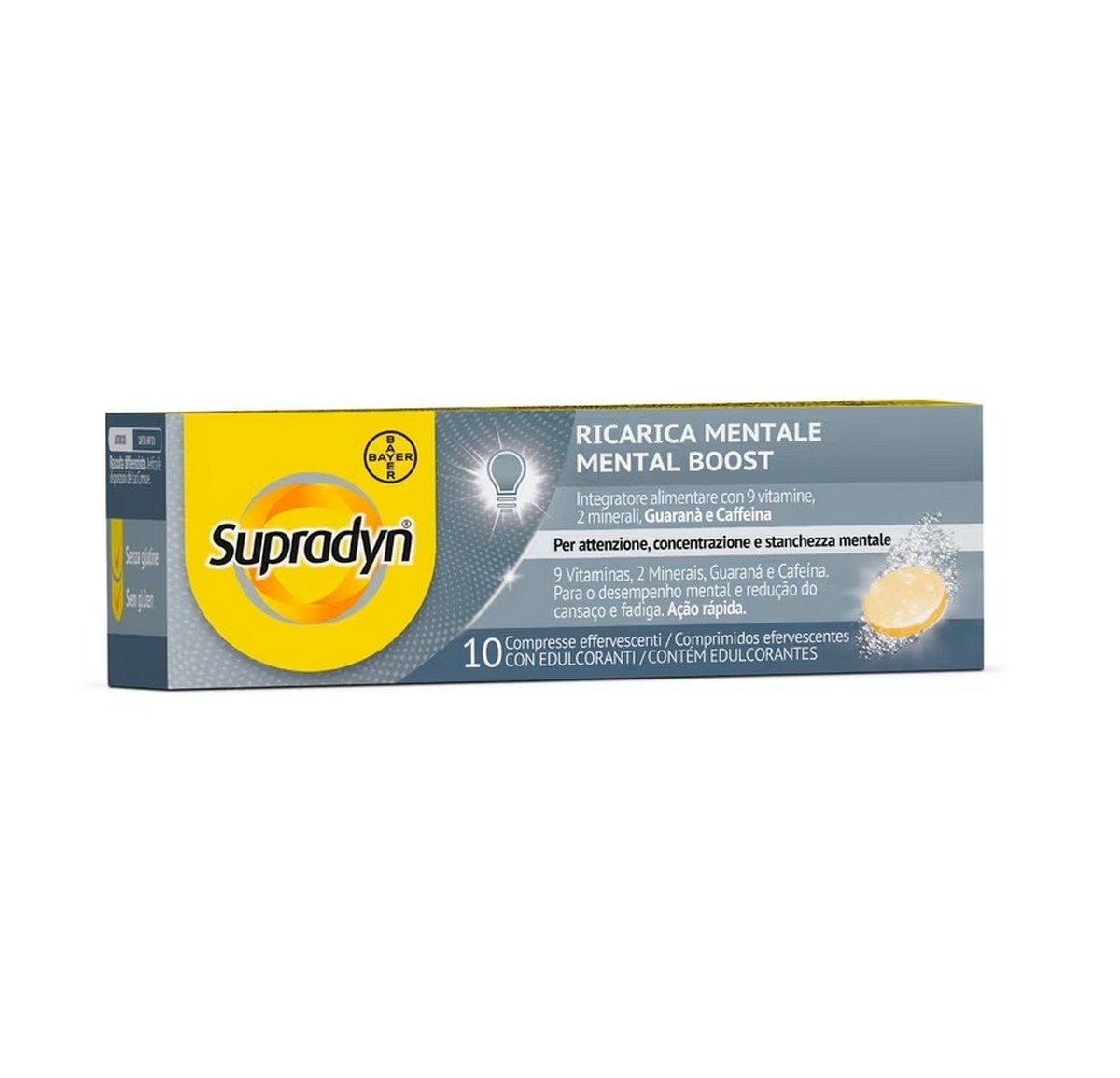 Imagem 0 de Suplemento Alimentar Supradyn Mental Boost - 10 Comp. Efervescentes