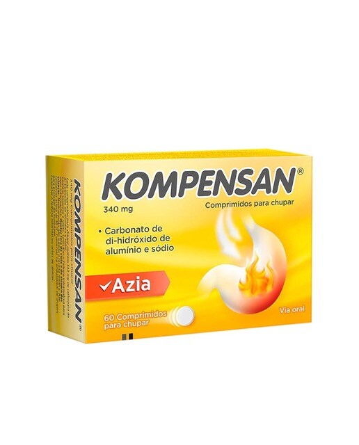 Imagem 0 de Kompensan 340 mg - 60 Comprimidos para Chupar