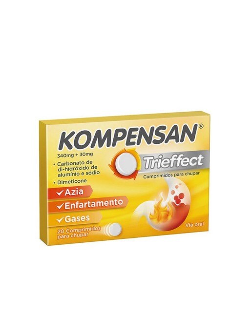 Imagem 0 de Kompensan Trieffect - 20 Comprimidos para Chupar