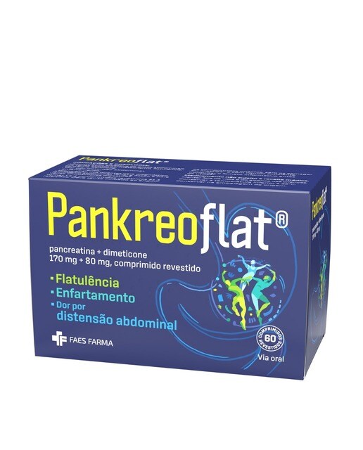 Imagem 0 de Pankreoflat - 60 Comprimidos Revestidos