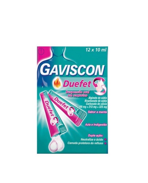 Imagem 0 de Gaviscon Duefet Suspensão Oral - 12 Saquetas