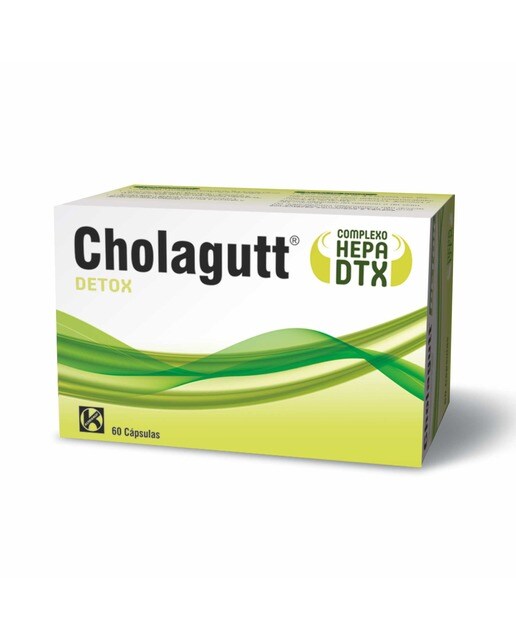 Imagem 0 de Suplemento Alimentar Cholagutt HepaDTX Detox - 60 Cápsulas