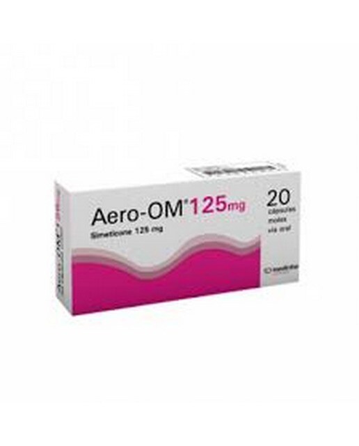 Imagem 0 de Aero-OM 125 mg - 20 Cápsulas moles