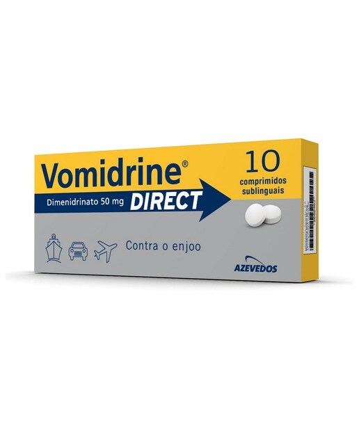Vomidrine Direct - 10 Comprimidos Sublinguais 1