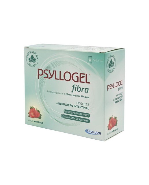 Imagem 0 de Suplemento Alimentar Psyllogel Fibra Morango - 20 saquetas