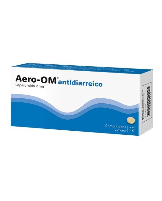 Imagem 0 de Aero-OM Antidiarreico - 12 Comprimidos