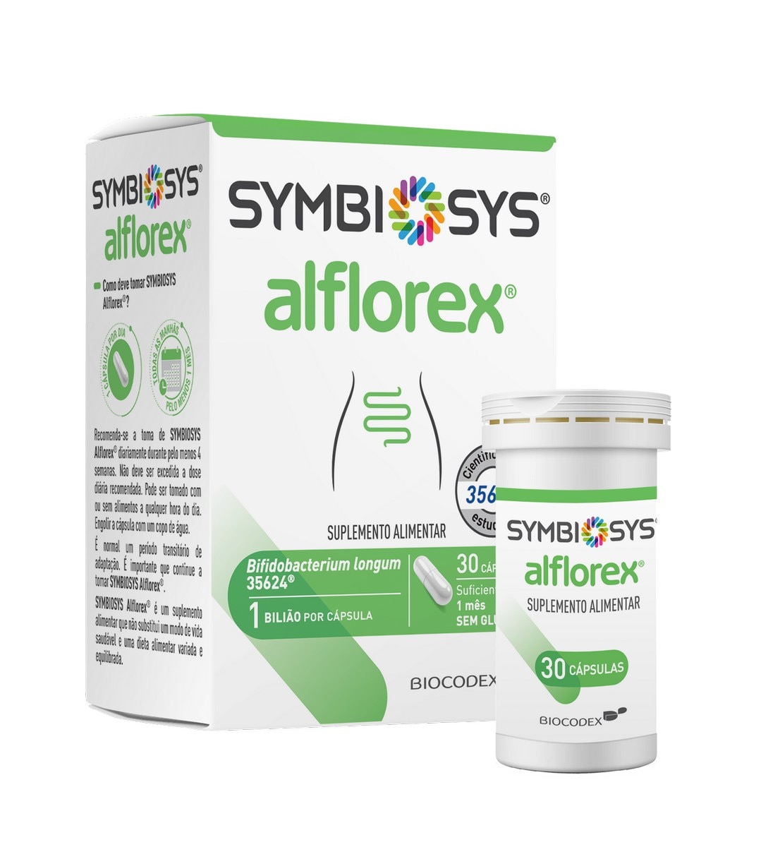 Suplemento Alimentar SYMBIOSYS Alflorex® - 30 Cápsulas 2