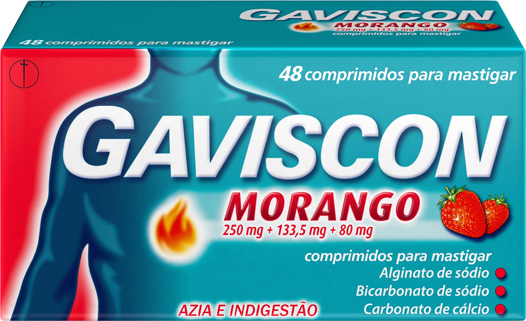 Imagem 0 de Gaviscon Morango, 250/133,5/80 mg x