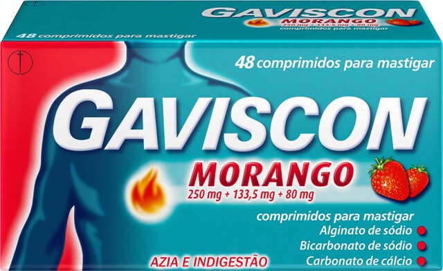 Imagem 0 de Gaviscon Morango, 250/133,5/80 mg x