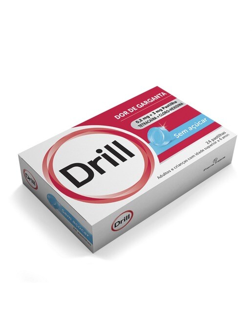 Imagem 0 de Drill sem Açúcar 0,2 mg + 3 mg - 24 Pastilhas