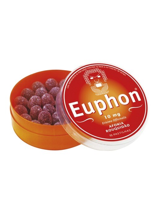 Imagem 0 de Euphon® 10 mg c/ açucar - 70 Pastilhas