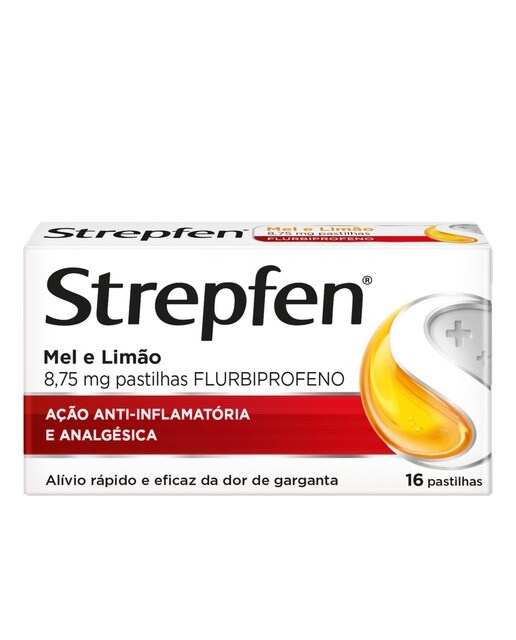 Imagem 0 de Strepfen Mel e Limão 8,75 mg - 16 Pastilhas