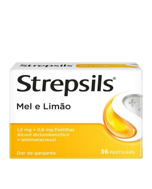 Strepsils Mel e Limão - 36 Pastilhas 1
