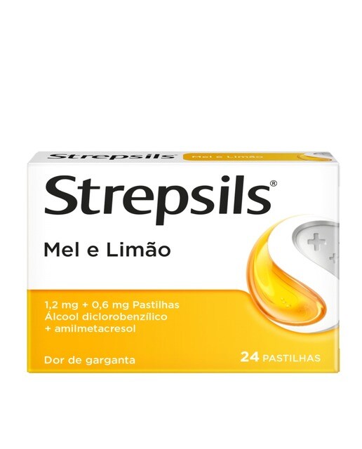 Strepsils Mel e Limão - 24 Pastilhas 1