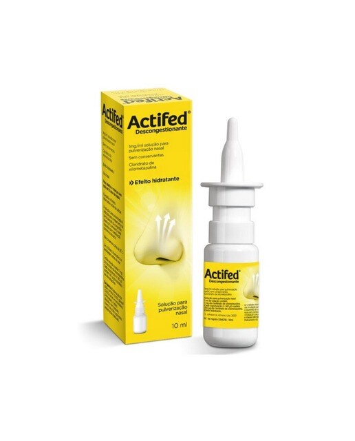Imagem 0 de Actifed Spray Nasal Descongestionante - 10 ml