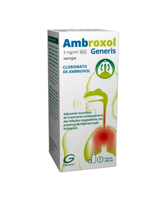 Imagem 0 de Ambroxol Generis 3 mg/ml Xarope - 200 ml