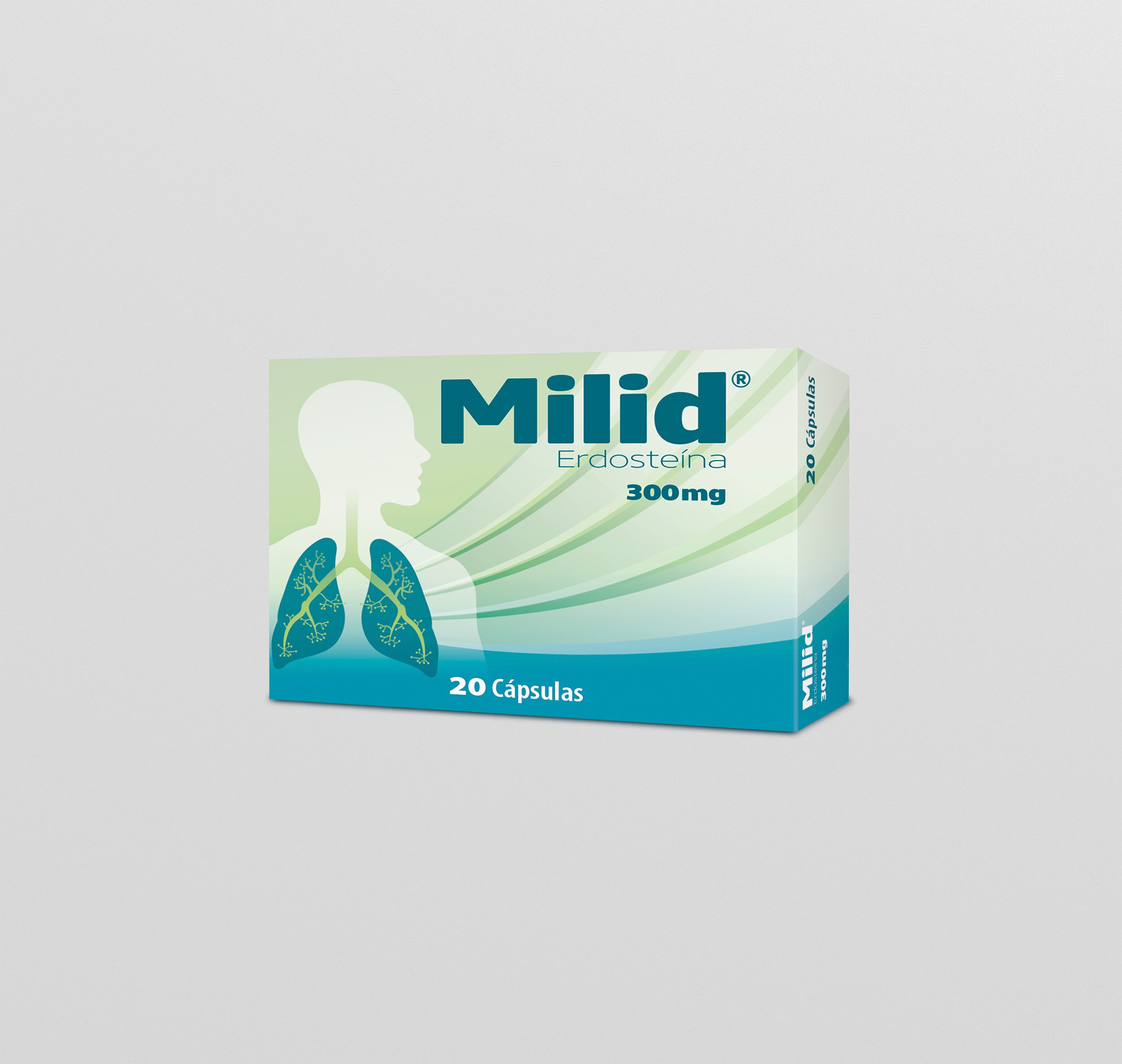 Milid 300 mg - 20 Cápsulas 2