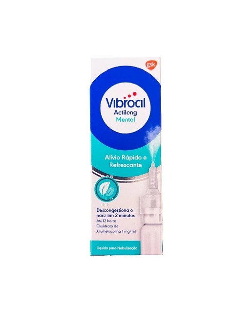 Imagem 0 de Vibrocil Actilong Mentol Nebulizador - 10 ml