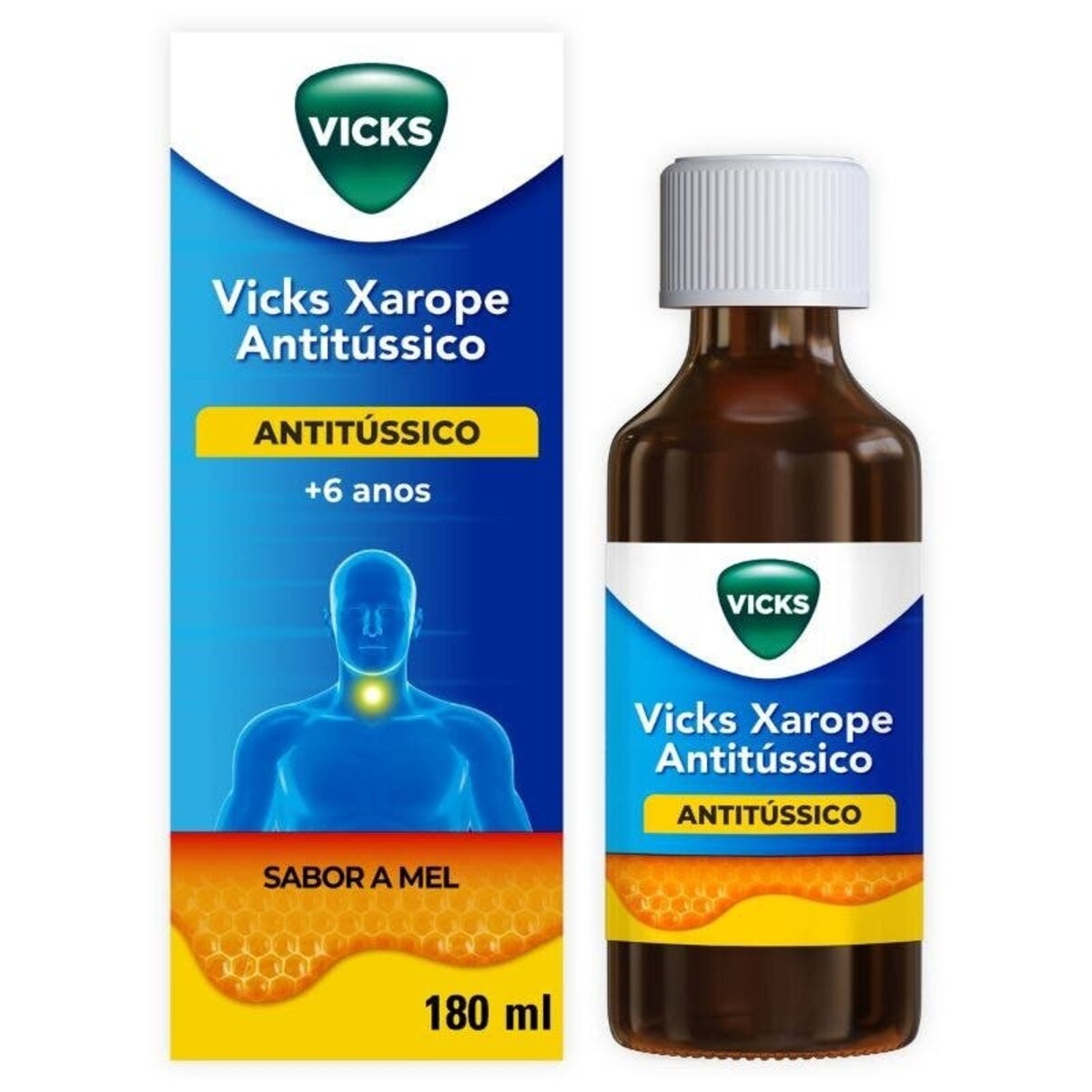 Vicks Xarope Antitussico Mel 1