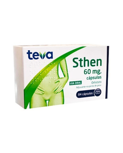 Imagem 0 de Sthen 60 mg Orlistato - 84 Cápsulas