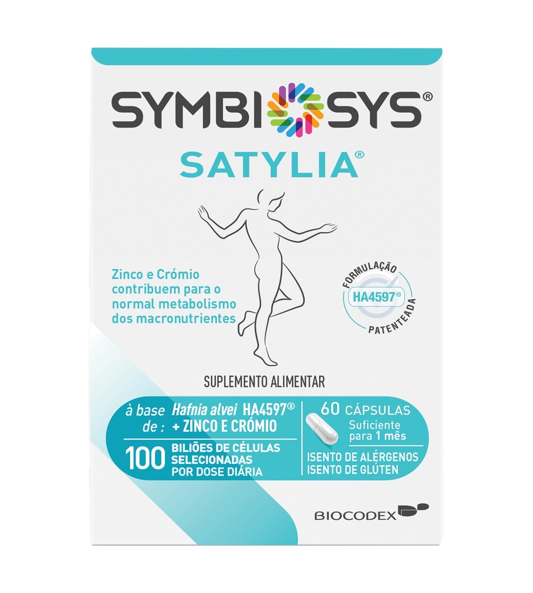 Imagem 0 de Suplemento Alimentar SYMBIOSYS Satylia - 60 Cápsulas