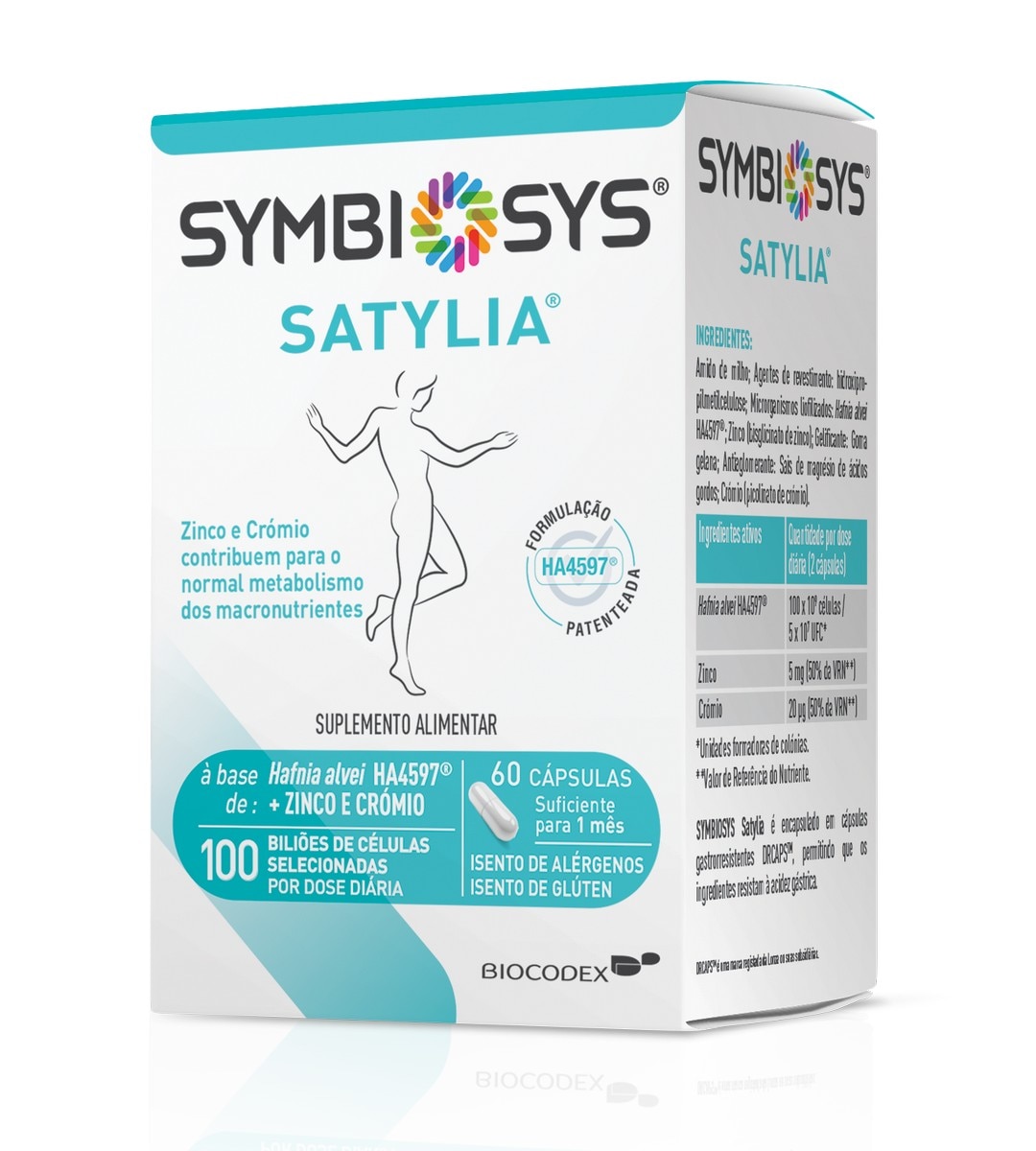 Suplemento Alimentar SYMBIOSYS Satylia - 60 Cápsulas 2