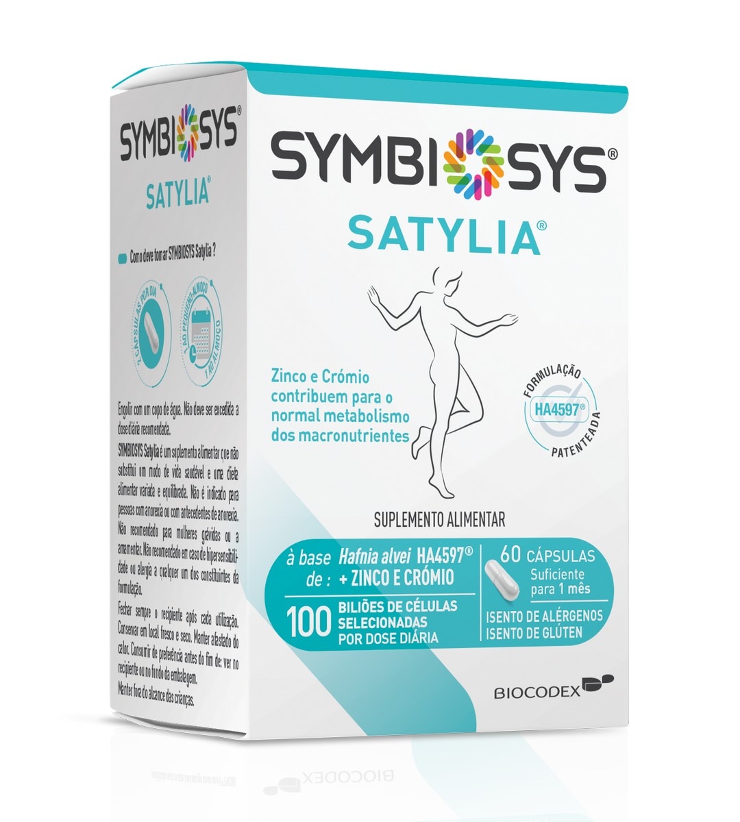 Suplemento Alimentar SYMBIOSYS Satylia - 60 Cápsulas 3