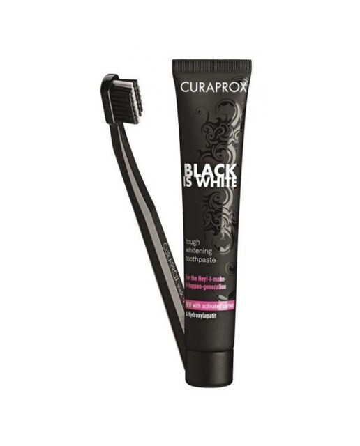 Kit Pasta Dentífrica Black Is White 90 ml + Escova de Dentes 1