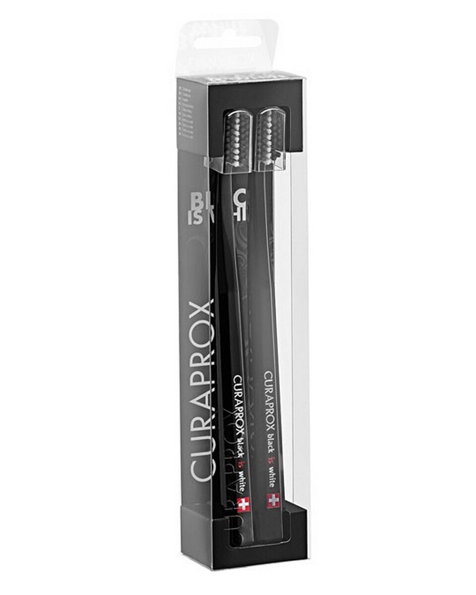 Escovas de Dentes Black is White - 2 uds 2