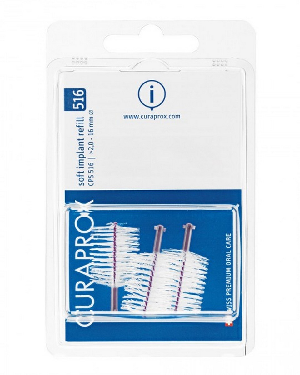 Recarga de Escovilhão CPS 516 Implant - 3 uds 1