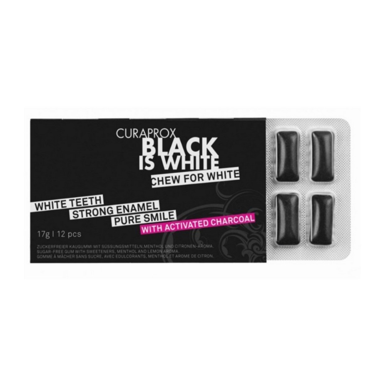 Pastilhas Elásticas Black is White - 12 uds 2