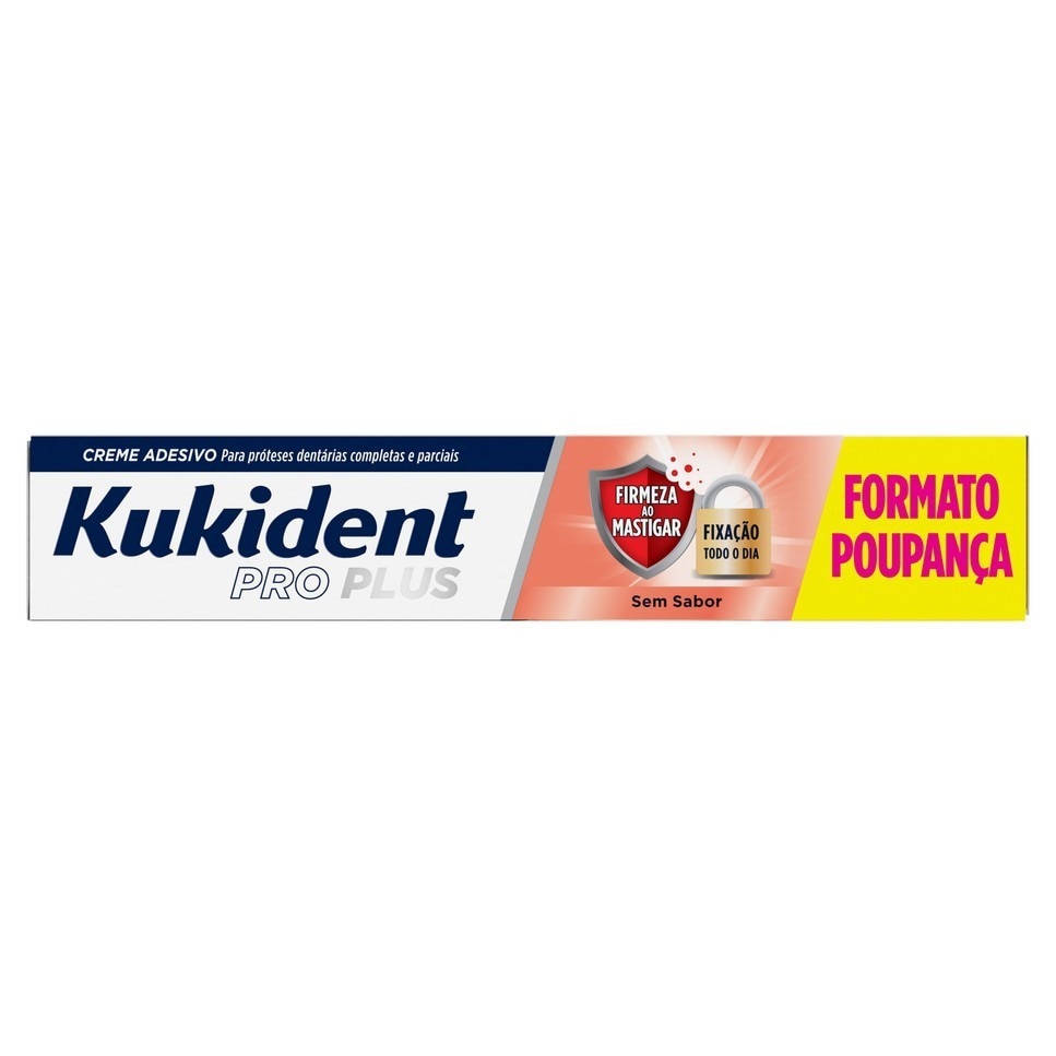 Creme Prótese Dentária Pro Plus Formato Poupança 1