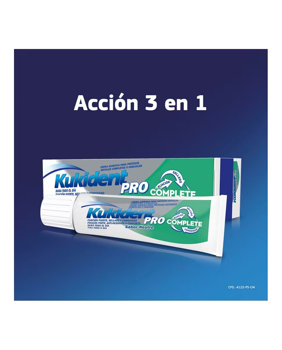 Creme Adesivo para Próteses Dentárias Pro Complete 6