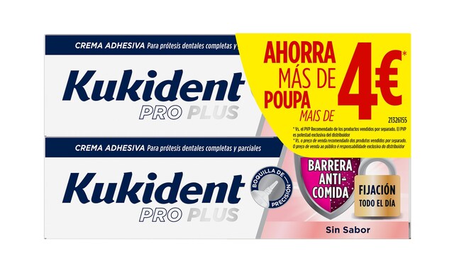 Imagem 0 de Duo Pack Creme Adesivo Pro Plus Barreira Anti-Comida Sem Sabor