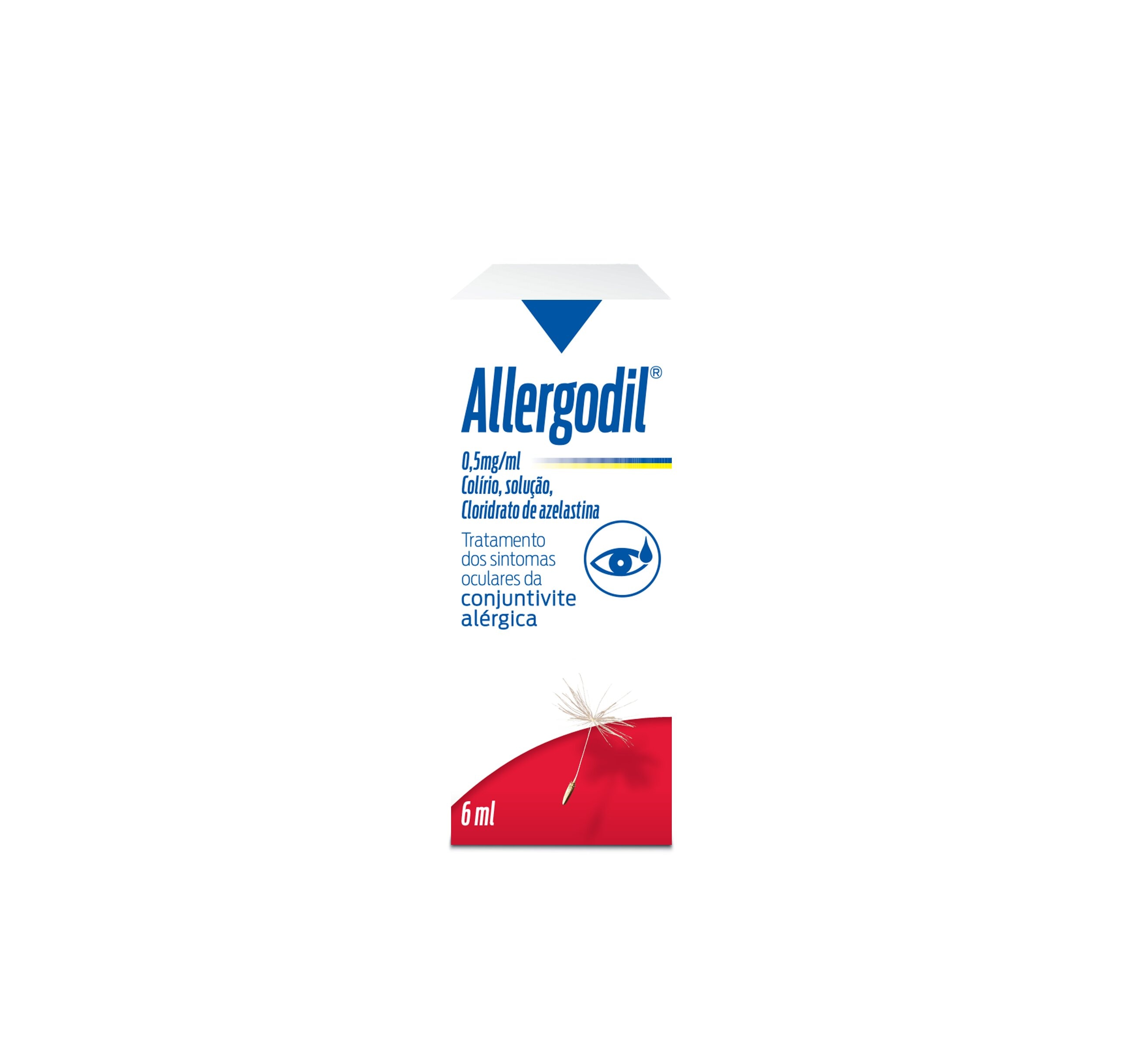 Allergodil 0,5 mg/ml Colírio - 6 ml 2