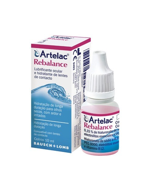 Imagem 0 de Artelac Rebalance Colírio Lentes Contacto 10ml Bausch & Lomb
